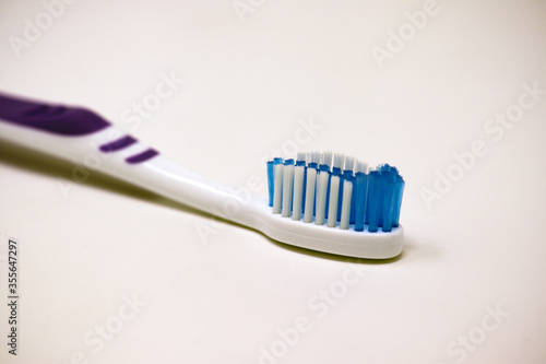 Toothbrush on white background