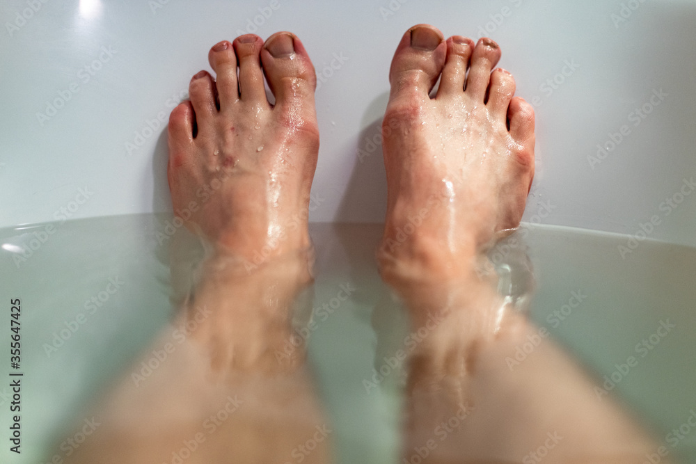 Fototapeta premium runners feet