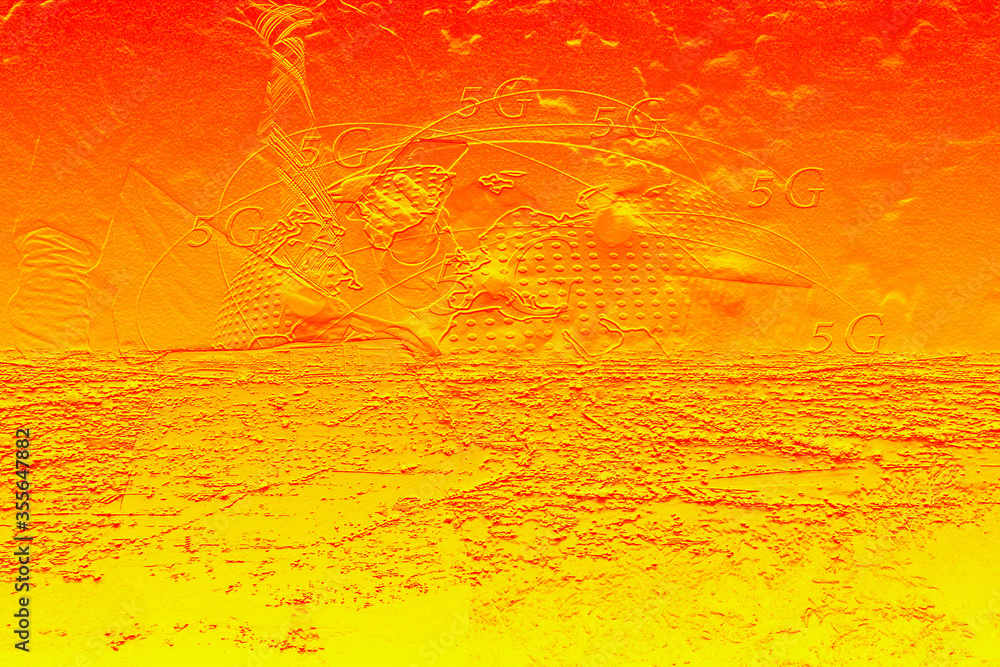 Naklejka premium gold wall abstract background and texture