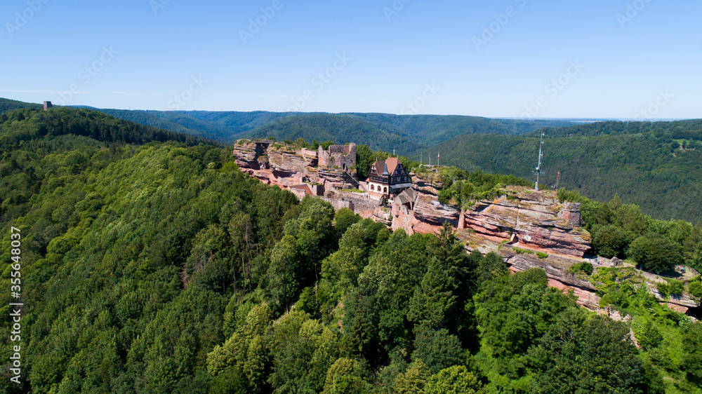 Château du Haut-Barr en drone 