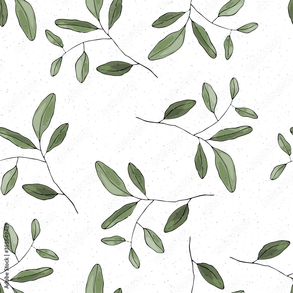 Botanical hipster, rustic print on chaotic stain, tile surface. Nature terrazzo mosaic flower background greenery seamless pattern in hand drawn style. Vector foliage with jungle tropical leaf. Botanical hipster, rustic print on chaotic stain, tile surface. Nature terrazzo mosaic flower background greenery seamless pattern in hand drawn style. Vector foliage with jungle tropical leaf.