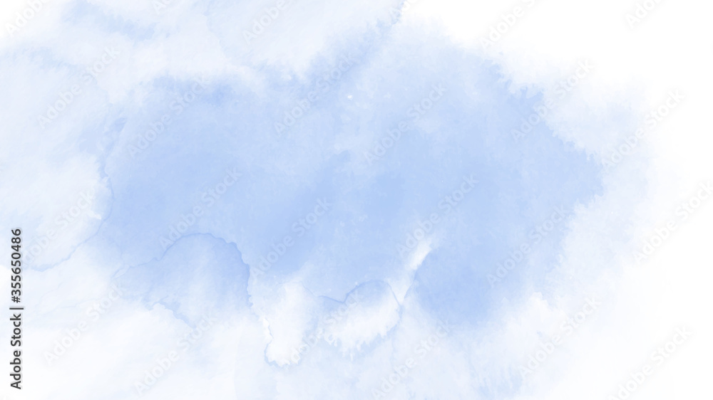 Abstract blue sky watercolor for background