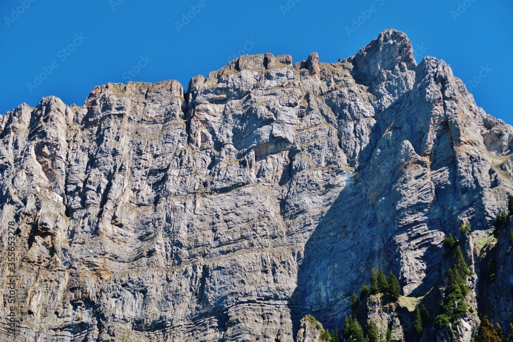 Felswand, Brisi, Churfirsten, Ostschweiz