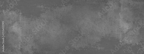 Anthracite gray concrete stone cement wall banner background panorama long 