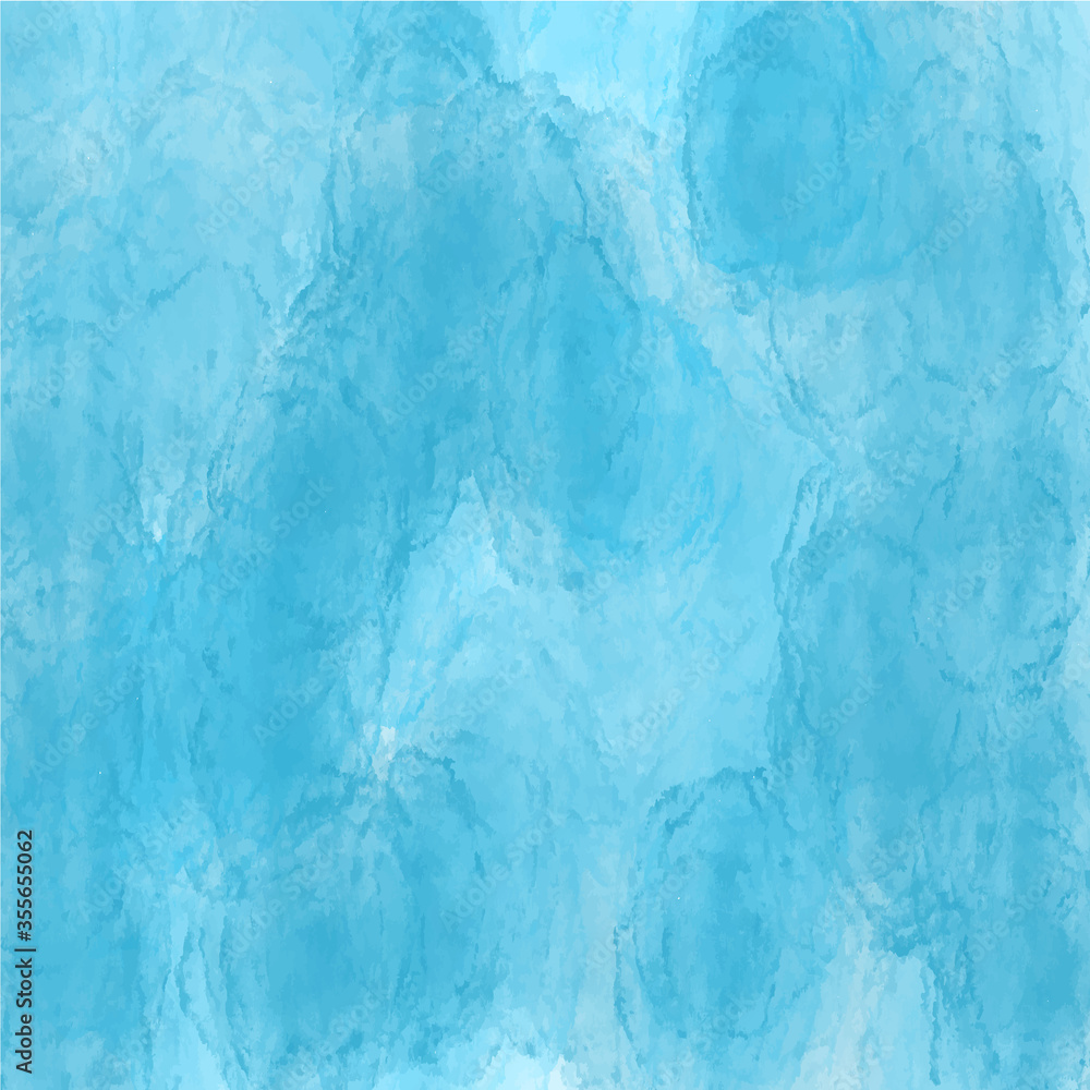 Obraz premium Watercolor vector background. Blue watercolor textured wallpaper to graphic work