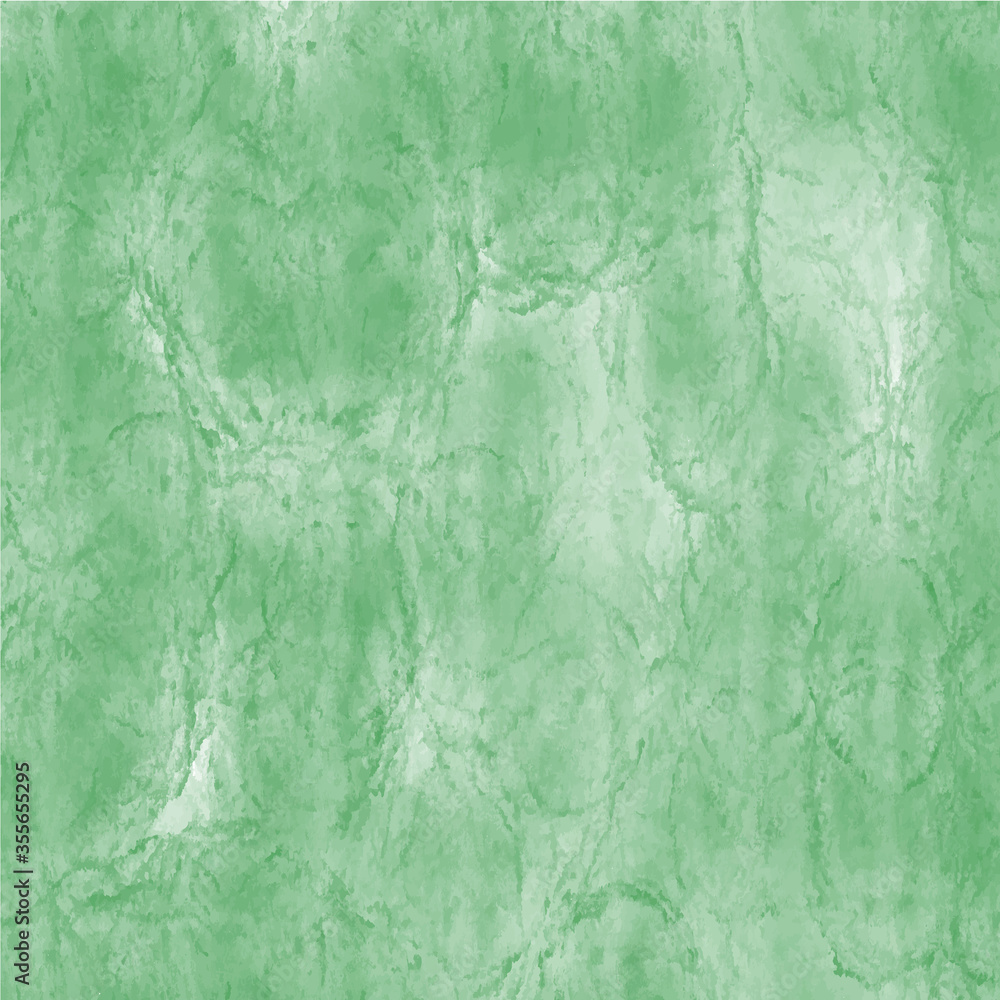 Obraz premium Watercolor vector background. Green watercolor textured wallpaper to graphic work