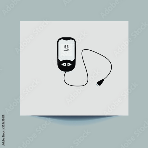 Sugar measure icon vector illustration