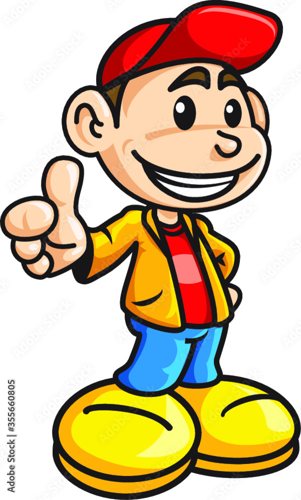 Boy thumb up Boy thumb up