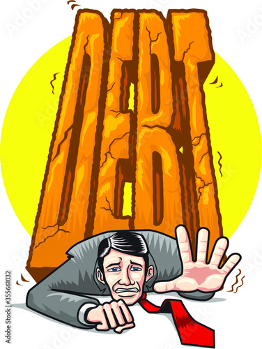 Businessman crushed by debt