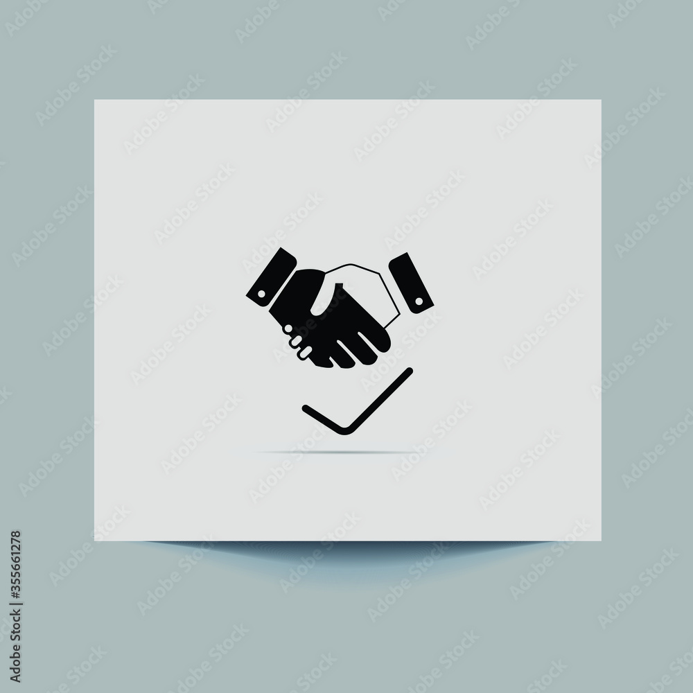 Business contract icon Business contract icon