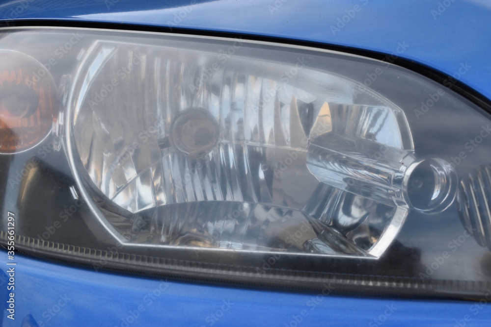 Image of Used car headlight up