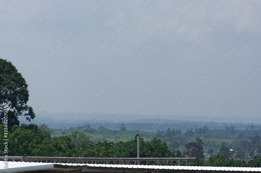 view of the mountains