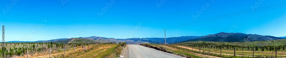 Street view of the countryside in Chile