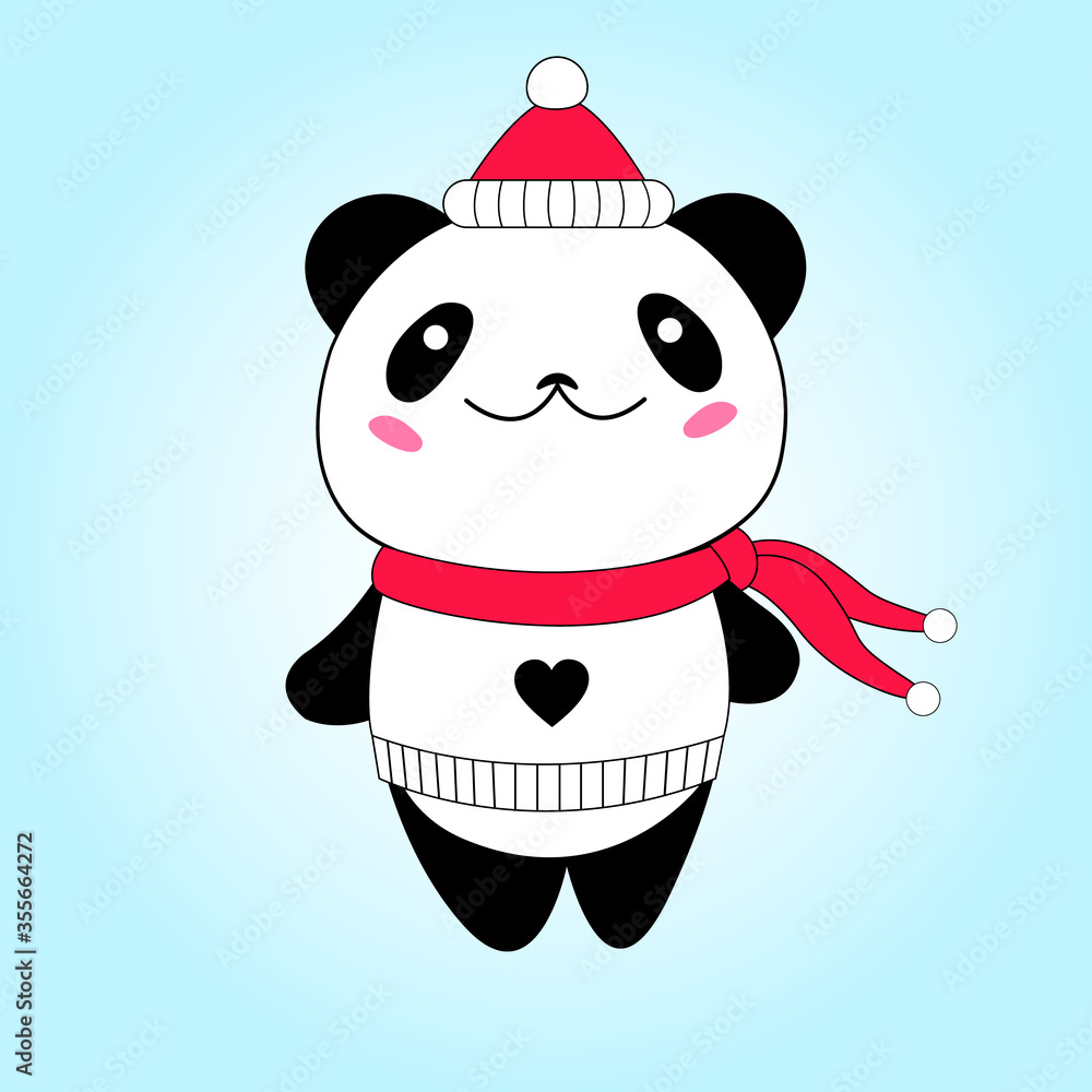 Panda with a backpack Panda with a backpack