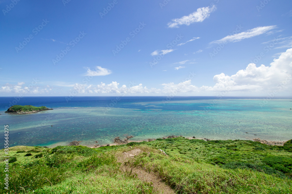 The northern seascape of Ishigaki Island Okinawa