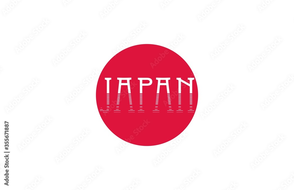 Letter Japan Vector Graphic for Tshirt Print Letter Japan Vector Graphic for Tshirt Print