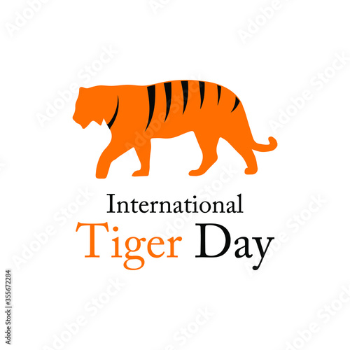 Vector illustration on the theme of International Tiger day observed each year on July 29th across the globe.
