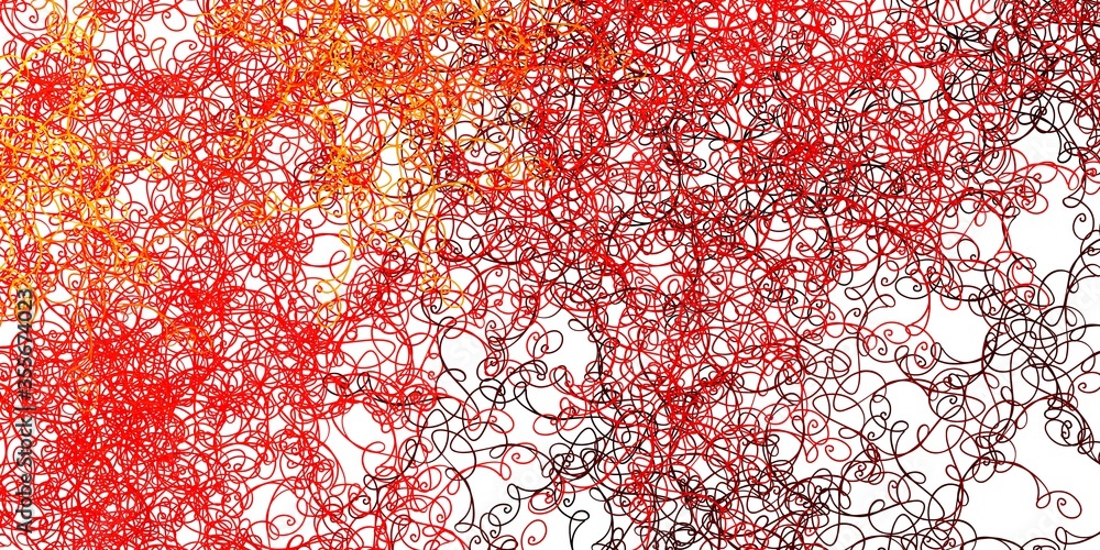 Light Orange vector background with wry lines. Light Orange vector background with wry lines.