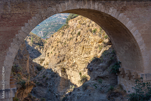 Puente Tablate in Sierra Nevada mountains in Spain