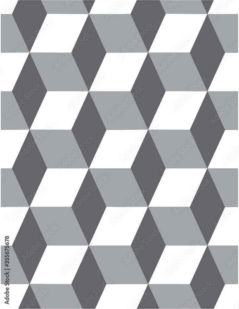 Vector cubes seamless pattern Vector cubes seamless pattern