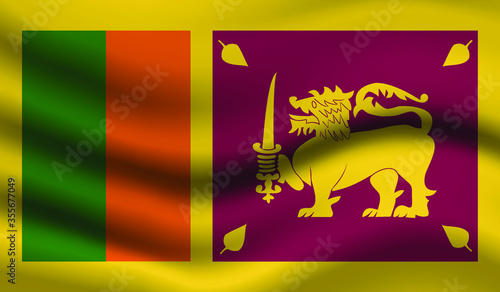 flag of sri lanka