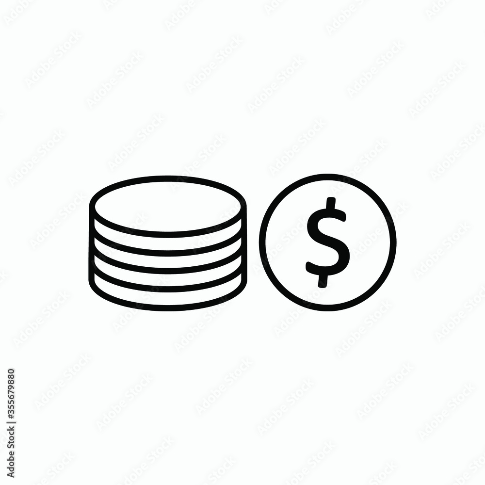 cash icon vector cash icon vector
