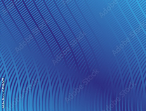 Abstract blue background with lines. Vector graphics.