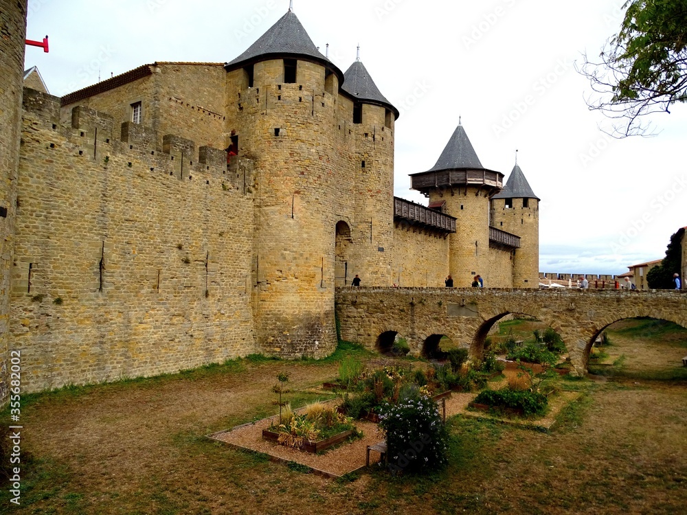 Europe, France, Occitanie, Aude, fortified city of Carcassonne
