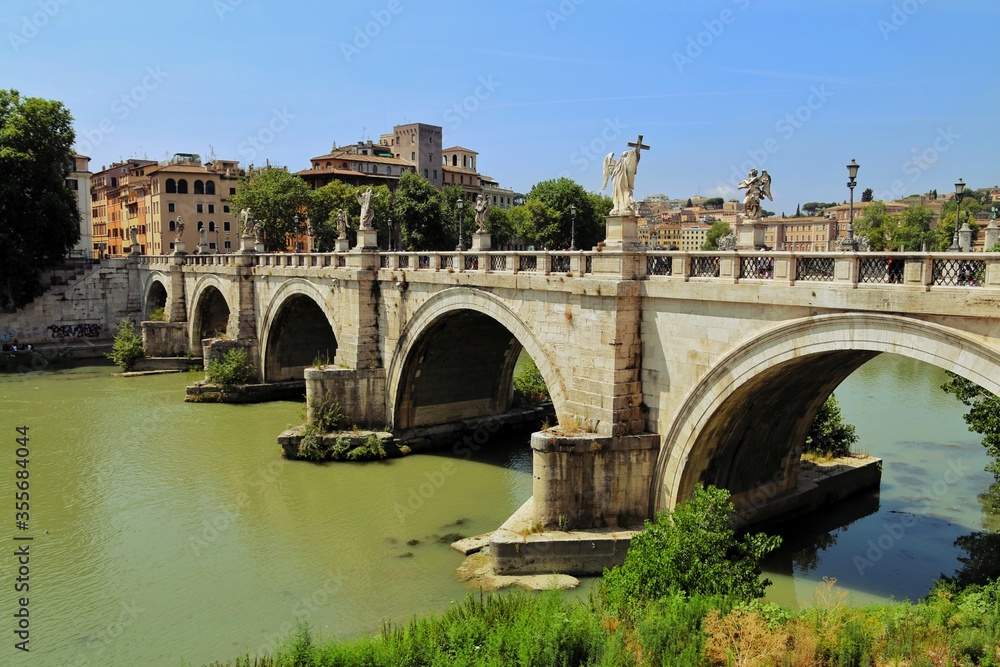 St Angelo Bridge in Rome