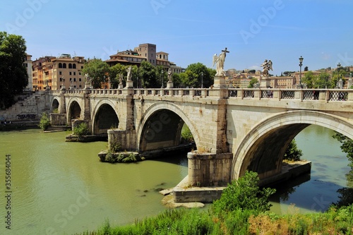 St Angelo Bridge in Rome