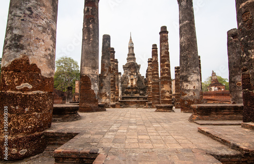 The old pagoda in Sukhothai