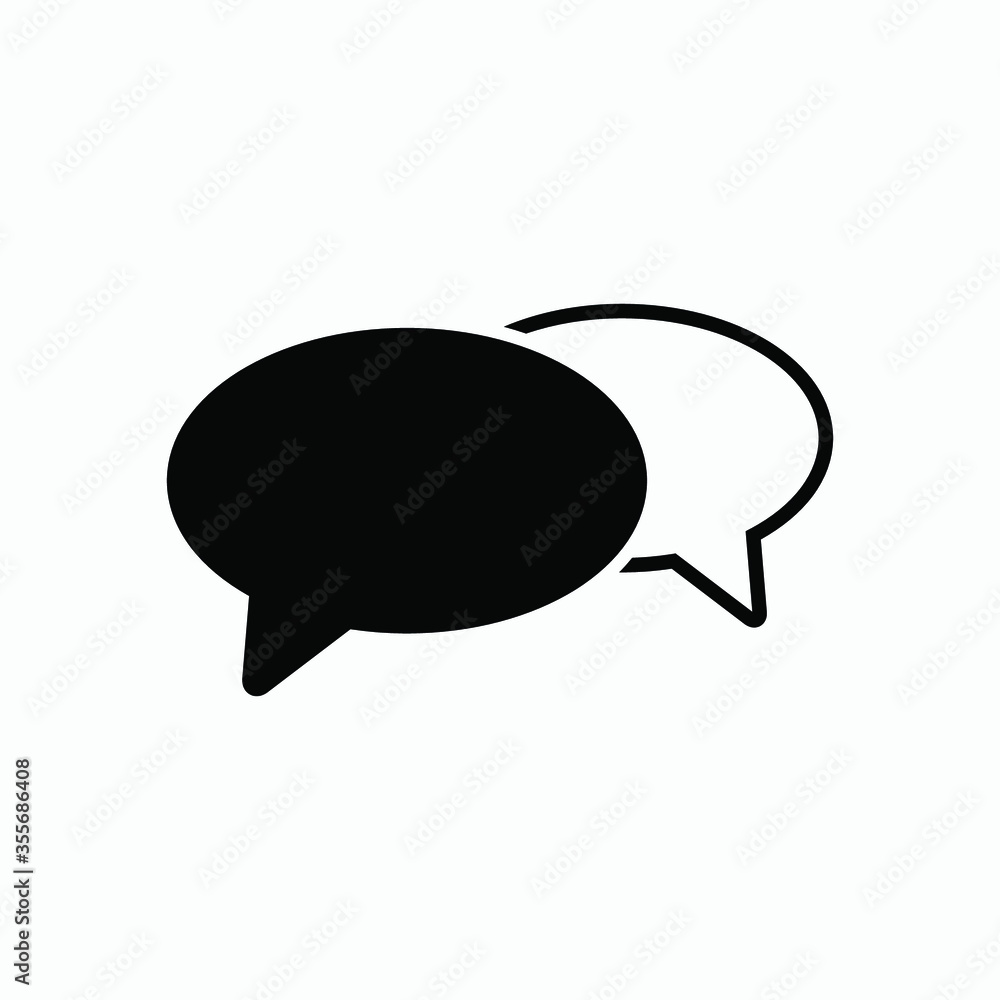 chat icon vector chat icon vector
