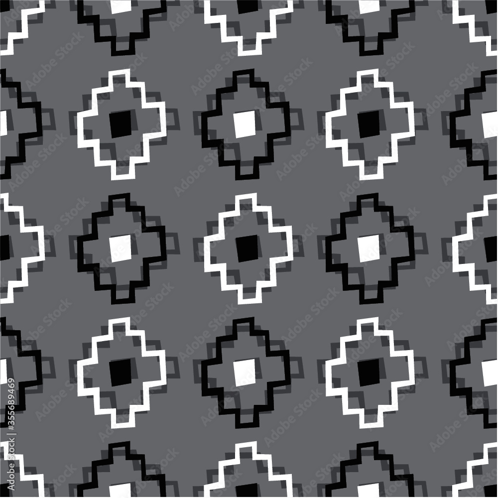 Seamless geometric vector pattern Seamless geometric vector pattern
