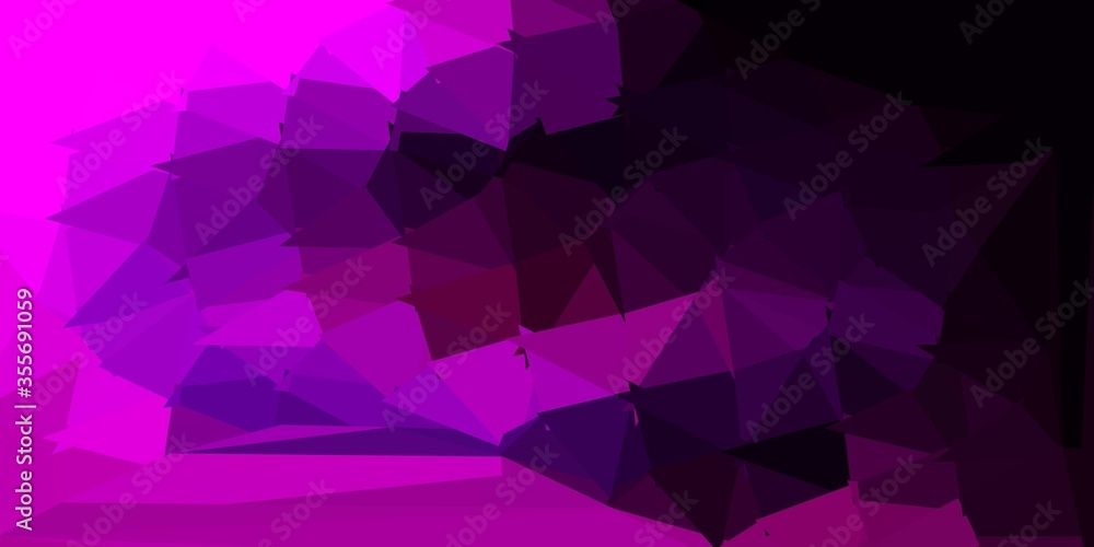 Dark pink vector gradient polygon layout. Dark pink vector gradient polygon layout.