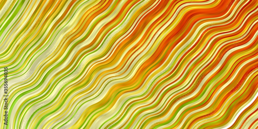 Light Red, Yellow vector background with curved lines. Colorful illustration, which consists of curves. Pattern for websites, landing pages. Light Red, Yellow vector background with curved lines. Colorful illustration, which consists of curves. Pattern for websites, landing pages.