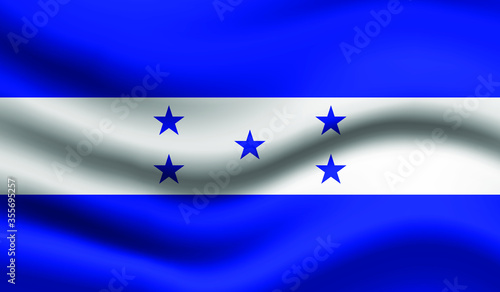 Honduras Vector Flag. Vector illustration.