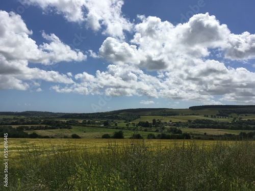 landscape with clouds
