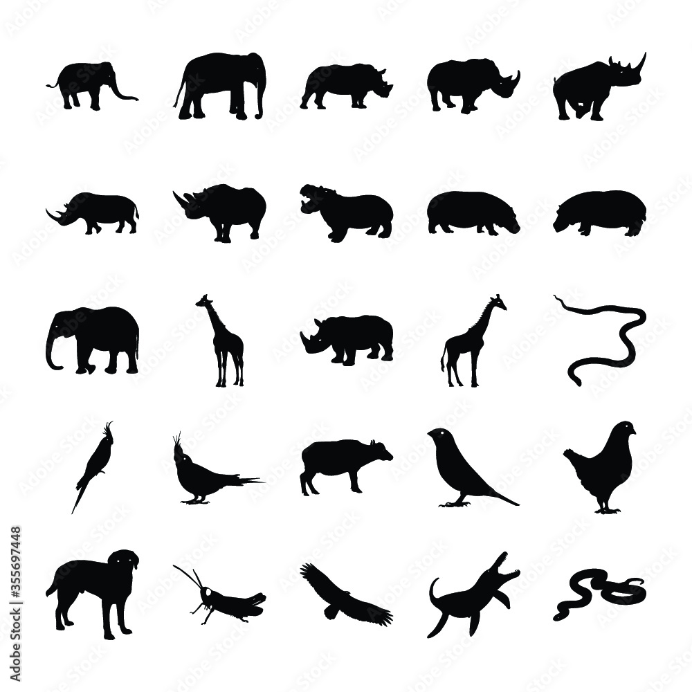 
Animals Icons Bundle
