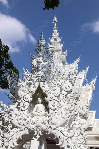 Temple blanc, Wat Rong Khun à Chiang Rai, Thaïlande