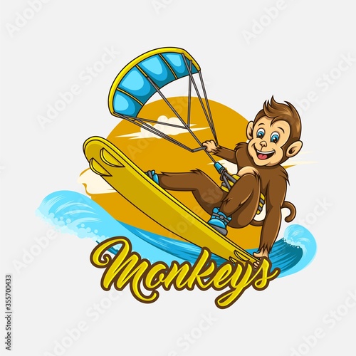 Surfing Monkey