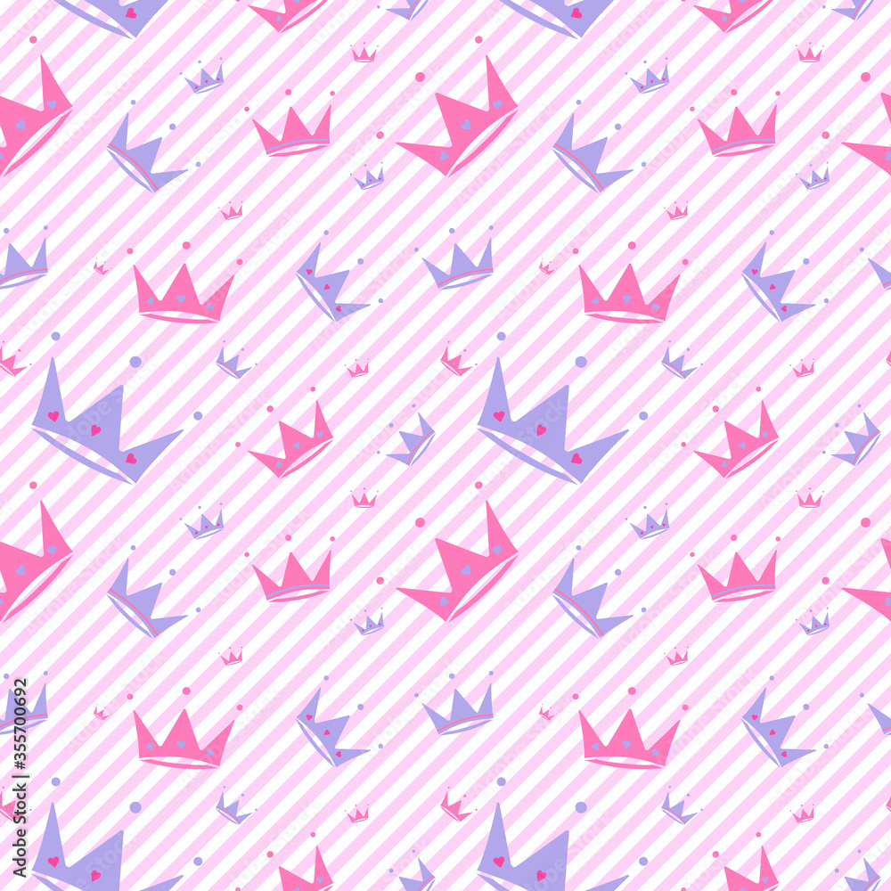 Pattern crowns stripes Pattern crowns stripes