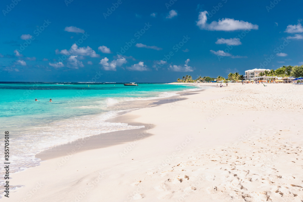 island of Anguilla in the Caribbean sea island of Anguilla in the Caribbean sea
