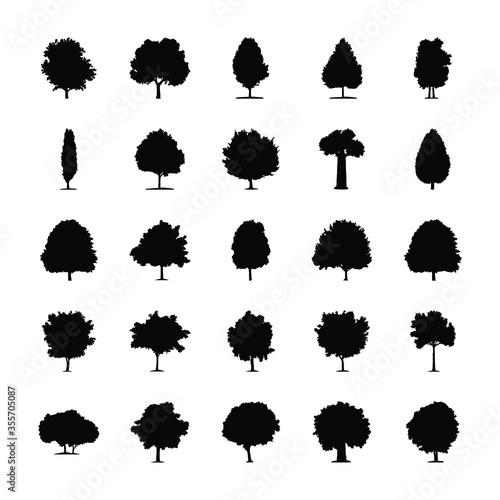  Trees Filled Vectors   © Vectors Market