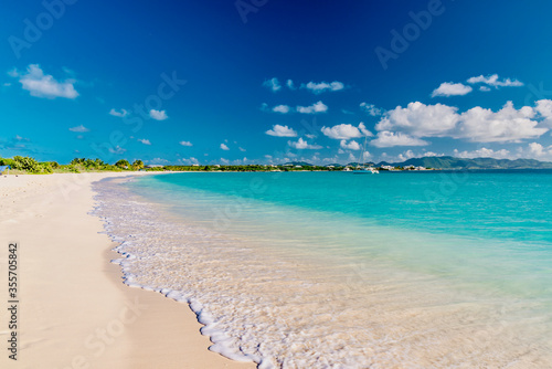 island of Anguilla in the Caribbean sea