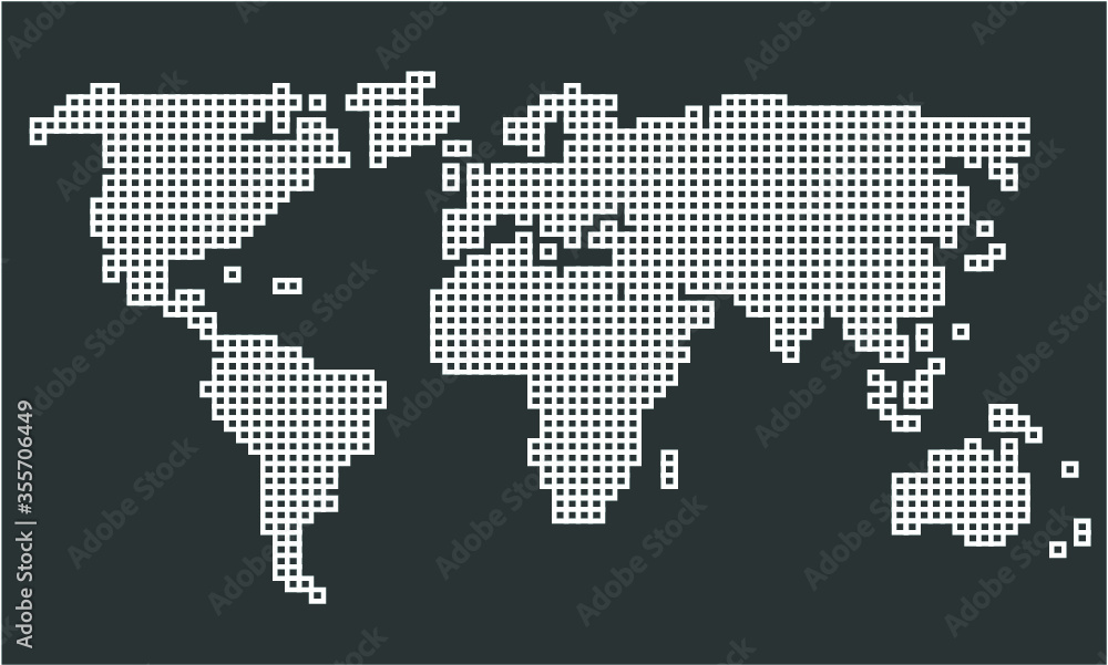 Fototapeta premium World map vector illustration