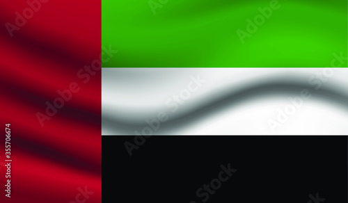 United Arab Emirates Vector Flag. Vector illustration. Free Download United Arab Emirates Vector Flag. Vector illustration. - GFXLoad