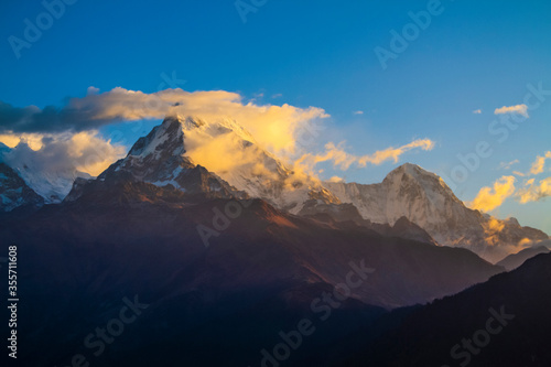 Annapurna mountains from Poon Hill viewpoint, Nepal © svetlanamarkova