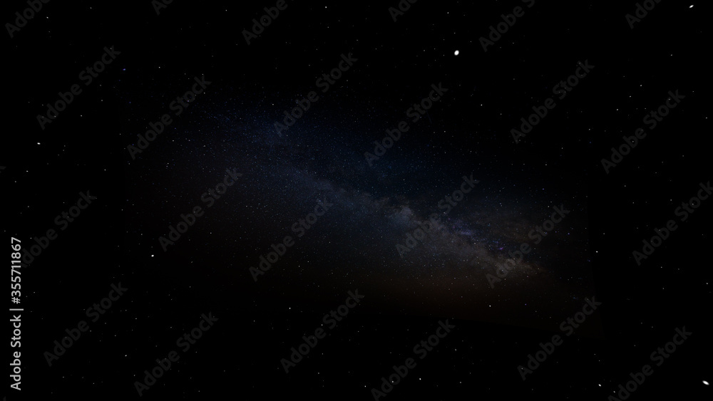 space milky way and star
