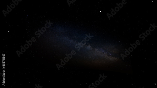 space milky way and star