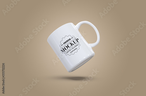 Realistic Mug Mockup, Fully Editable, Easy to Replace the Artwork, Easy to Change Colour